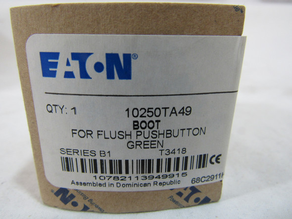 Eaton 10250TA49 Contact Blocks and Other Accessories Rubber Boot Green EA