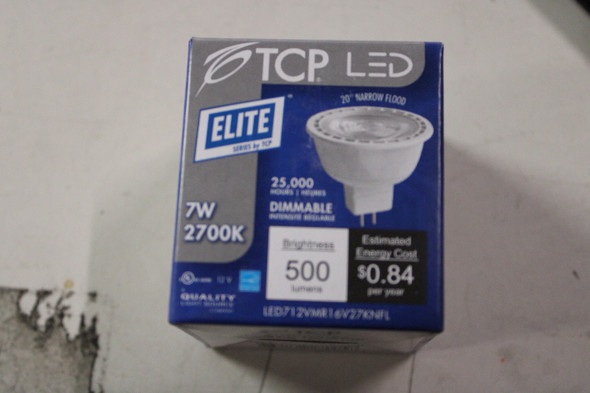 Tcp LED712VMR16V27KNFL LED Bulbs EA