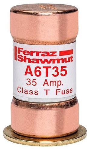 Ferraz Shawmut A6T35 Class T 35A 600VAC, 300VDC Low Voltage Ul Power Fuse