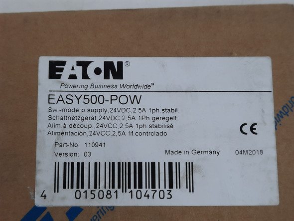 Eaton EASY500-POW Other Power Supplies Programmable 2.5A 24V