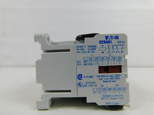 Eaton CE9G01B Other Contactors Open 16A 240V 50/60Hz 3Ph 5HP G Frame