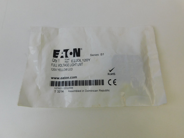 Eaton E22DL120Y Contact Blocks and Other Accessories LED 120V Yellow