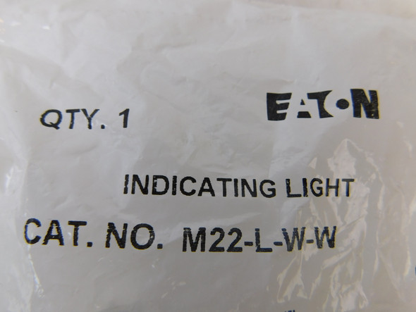 Eaton M22-L-W-W Pushbuttons Illuminated 30V White EA