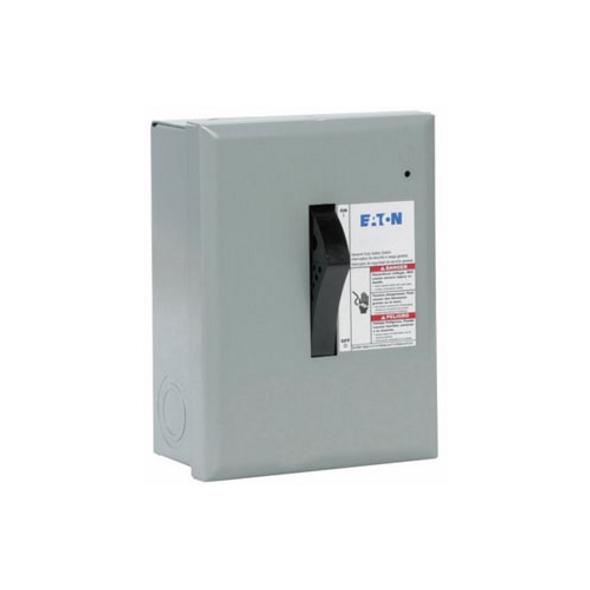 Eaton DP111NGB Disconnect Switches General Duty 1P 30A 120V 50/60Hz 1Ph Fusible w/ Neutral NEMA 1