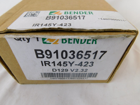 Bender IR145Y-423 Other Sensors and Switches Insulation Monitoring Device 300V 15-400Hz EA