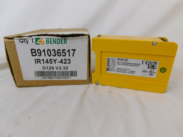 Bender IR145Y-423 Other Sensors and Switches Insulation Monitoring Device 300V 15-400Hz EA