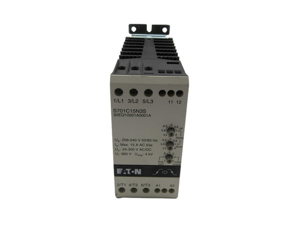 Eaton S701C15N3S Soft Starters 15A 240V 3Ph