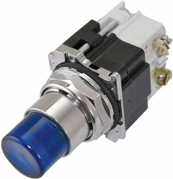 Eaton 10250T75B-GR Pushbuttons 30.5 mm, Heavy-Duty 120V 1NO Blue