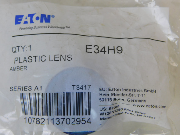 Eaton E34H9 Contact Blocks and Other Accessories LENS Blue EA Push Button