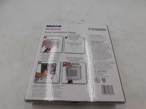 Broan Nutone FG500N Exhaust Fans EA