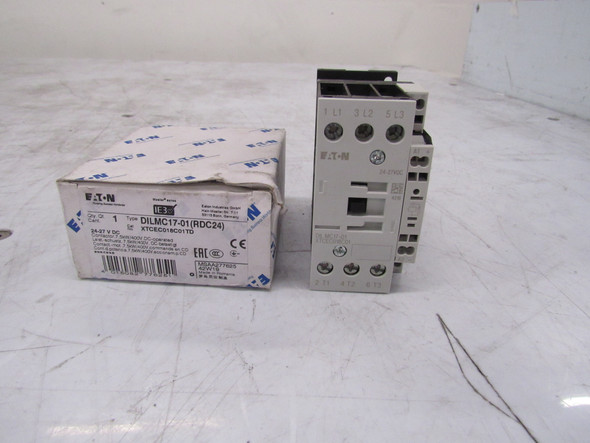 Eaton XTCE018C01TD NEMA and IEC Contactors 3P 18A 27V EA