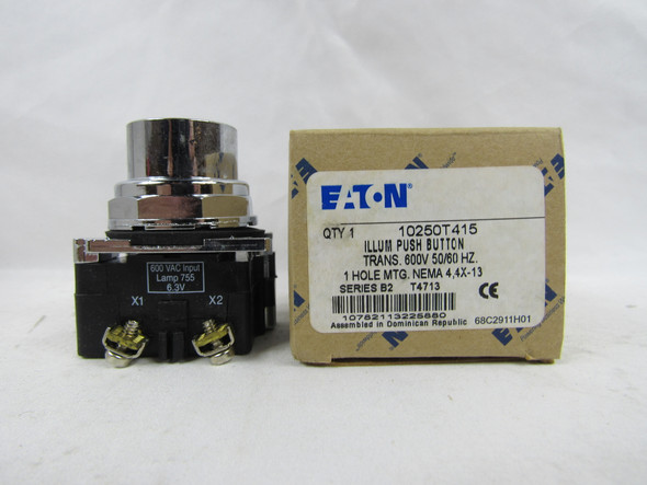 Eaton 10250T415 Pushbuttons Illuminated 600V 50/60Hz