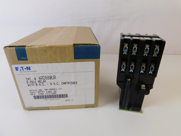 Eaton ARD880UR Relays Industrial Control 8P 130V 8NO