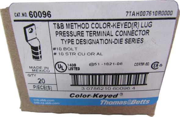 Thomas & Betts 60096 Lugs 20BOX