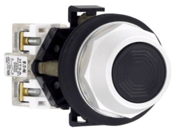 Eaton HT8AAHAB-POP Pushbuttons Non-Illuminated 3 Position Black EA Spring Return