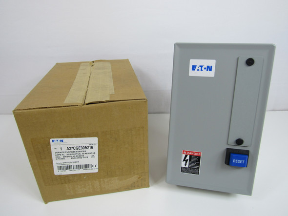 Eaton A27CGE30B016 Non-Reversing Starters 30A 240V 50/60Hz 3Ph NEMA 1