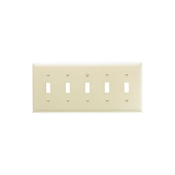 Legrand TP5W Wallplates and Accessories 5 Gang Cover White