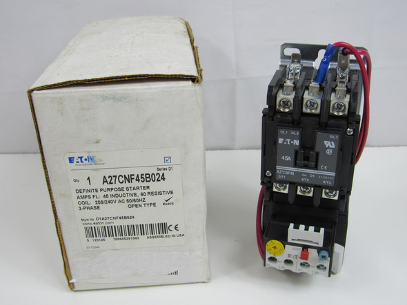 Eaton A27CNF45B024 Non-Reversing Starters 45A 240V 50/60Hz 3Ph