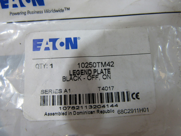 Eaton 10250TM42 Contact Blocks and Other Accessories EA