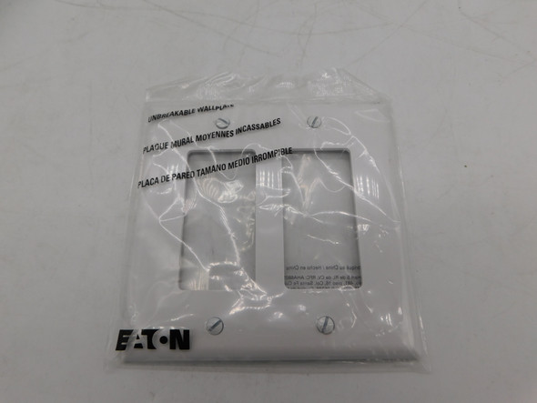 Eaton PJ262W-F-LW Wallplates and Accessories Wallplate White EA