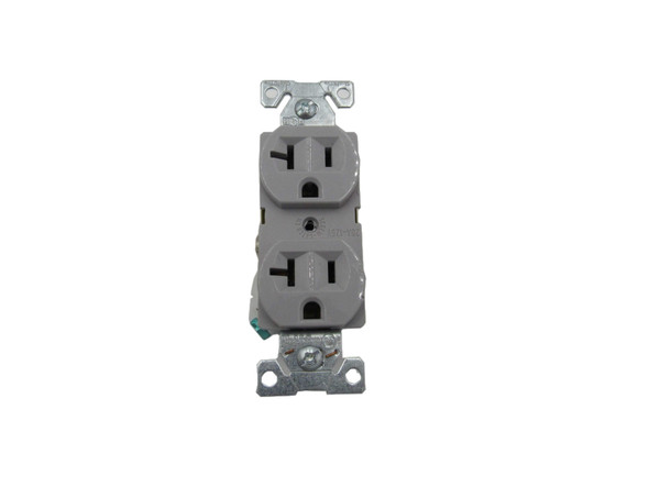 Eaton BR20GY-SP-LW Duplex Receptacle Outlet