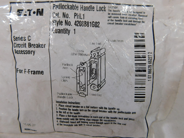 Eaton PHL1 Circuit Breaker Accessories 1P EA