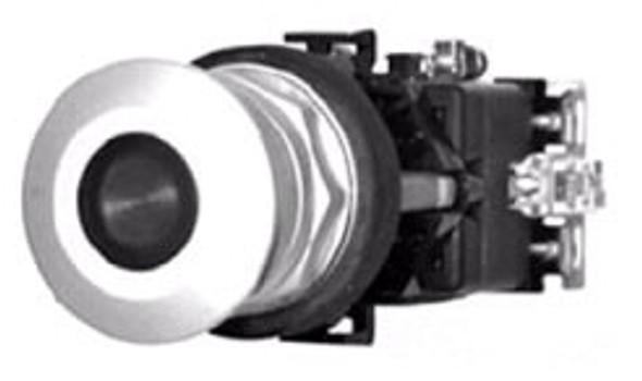 Eaton HT8FBRBT1 Pushbuttons 30.5 mm Heavy-Duty Watertight/Oiltight 120V 1NC 2 Position Red NEMA 3, 3R, 4, 4X, 12 and 13 Illuminated Push-Pull