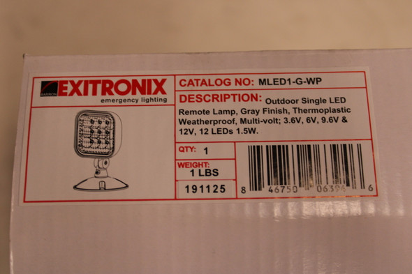 Exitronix MLED1-G-WP Other Lighting Fixtures/Trim/Accessories 12V 1.5W EA