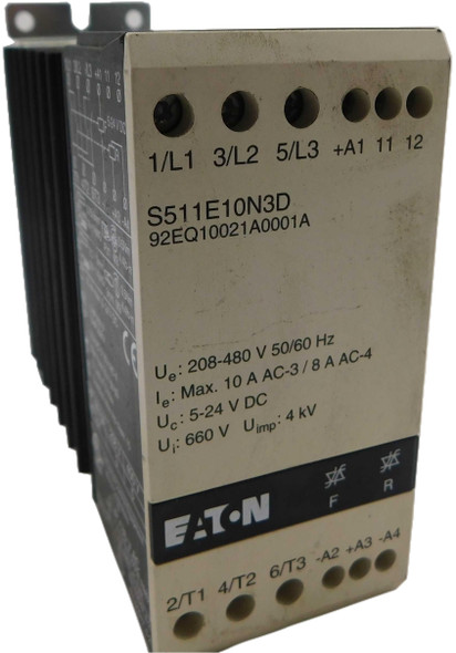 Eaton S511E10N3D Other Contactors 3P 10A 480V 50/60Hz 1NO 1NC