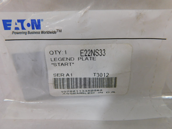 Eaton E22NS33 Contact Blocks and Other Accessories EA