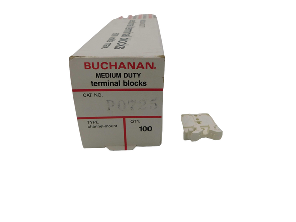 Buchanan P0725 Terminal Blocks Dovetail Base 100BOX
