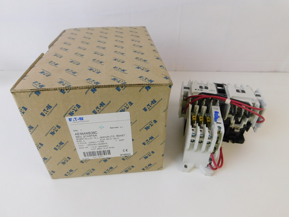 Eaton AE56ANS0BC Reversing Starters 3P 7A 240V 50/60Hz 5HP 2NO 2NC