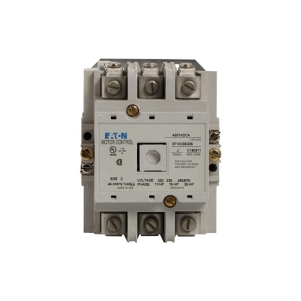 Eaton A201K2CA NEMA and IEC Contactors 3P 45A 110/120V 50/60Hz EA