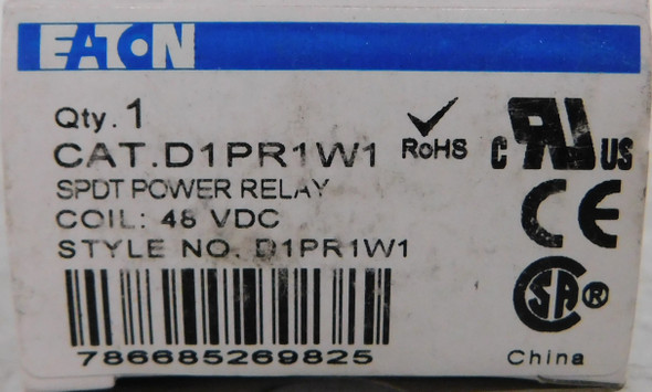 Eaton D1PR1W1 Relays 48V