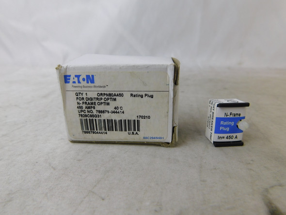 Eaton ORPN80A450 Rating Plug Fixed 450A N Frame EA