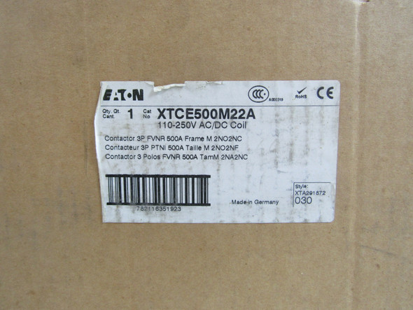 Eaton XTCE500M22A Other Contactors