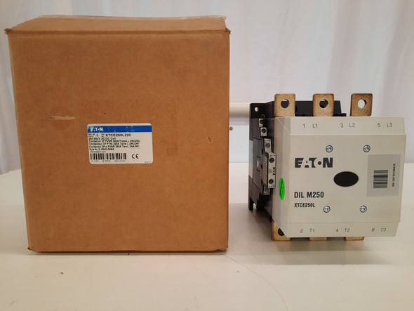 Eaton XTCE250L22C Other Contactors Non-Reversing 3P 250A 500V 50/60Hz L Frame 2NO 2NC