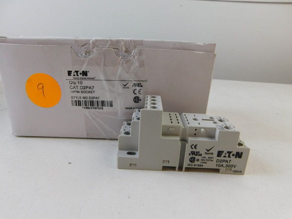 Eaton D2PA7 Relay Accessories 4P 10A 300V EA 14 Pin