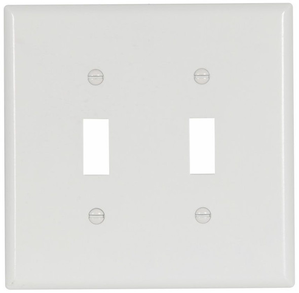 Eaton 2039W Wallplates and Switch Accessories Wallplate White EA