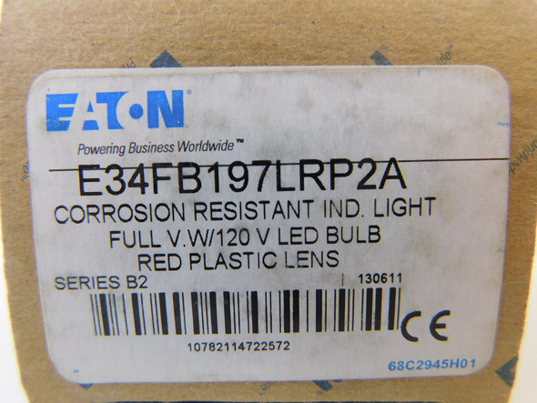 Eaton E34FB197LRP2A Occupancy Switches 120V Red NEMA 3/3R/4/4X/12/13 Watertight/Oiltight