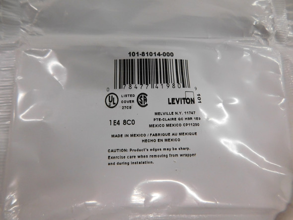 Leviton 001-81014-000 Wallplates and Accessories