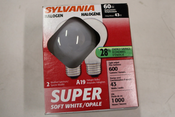Sylvania 43A/HAL/SSW/2 Miniature and Specialty Bulbs 2BOX