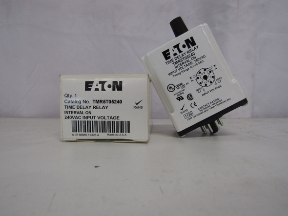 Eaton TMR5T05240 Relays 10A 240V .1-10 Sec.