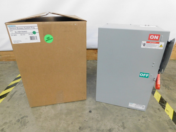 Siemens SLVBH3640G Bus Plugs and Busway Sentron 200A 600V 3Ph IP40 3 Wire