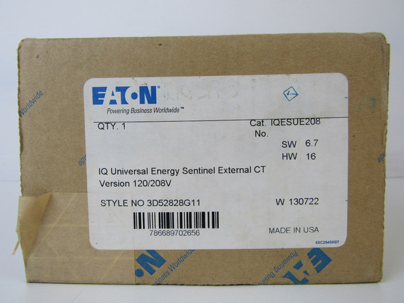 Eaton IQESUE208 Programmable Logic Controllers (PLCs) IQ Universal Energy Sentinel External CT 208V EA