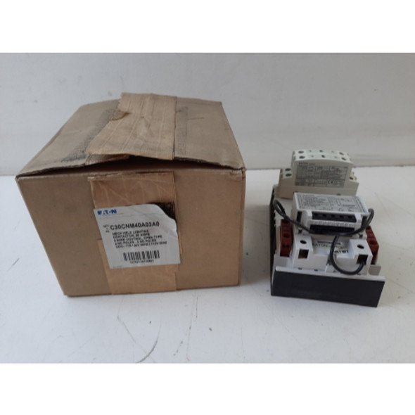 Eaton C30CNM40A03A0 Lighting Contactors Mechanically Held 4P 30A 120V 50/60Hz 4NO Open 3 Wire