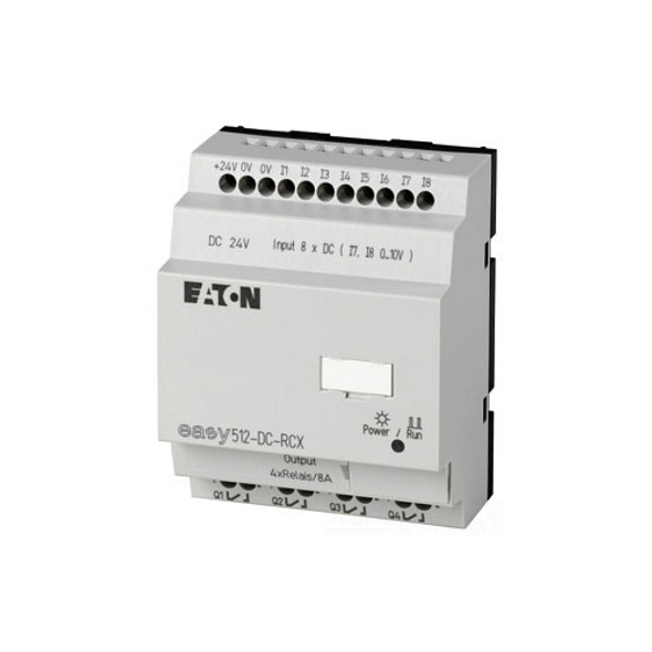 Eaton EASY512-DC-RCX Relays Programmable Relay 24VDC w/ Clock