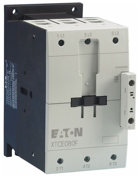 Eaton XTCE080F00TD NEMA and IEC Contactors 3P 26A 27VDC EA