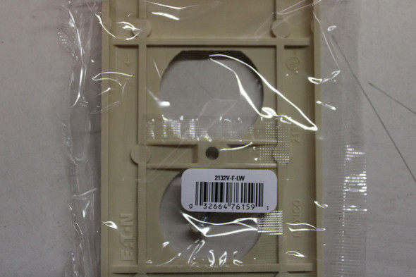 Eaton 2132V-F-LW Wallplates and Accessories EA