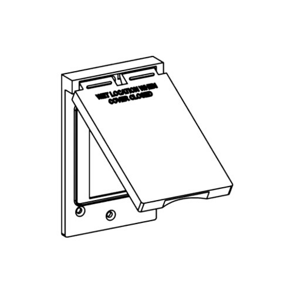 Orbit 1C-CV Outlet Boxes/Covers/Accessories EA